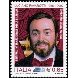 Italia Italy 3106 2009 Exposición Internacional de Filatelia en Roma. Jornada de musica Luciano Pavarotti MNH Italia Italy 3106 2009 Exposición Internacional de Filatelia en Roma. Jornada de musica Luciano Pavarotti MNH