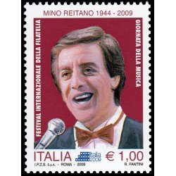 Italia Italy 3107 2009 Exposición Internacional de Filatelia en Roma. Jornada de musica Mino Reitano MNH Italia Italy 3107 2009 Exposición Internacional de Filatelia en Roma. Jornada de musica Mino Reitano MNH