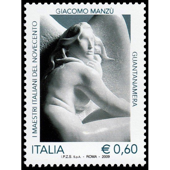 Italia Italy 3114 2009 Personalidades Artistas italianos del siglo XX Guantanamera de Giacomo Manzú MNH Italia Italy 3114 2009 Personalidades Artistas italianos del siglo XX Guantanamera de Giacomo Manzú MNH
