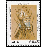 Italia Italy 3115 2009 Personalidades Artistas italianos del siglo XX Danza del Oso de Gino Severini MNH