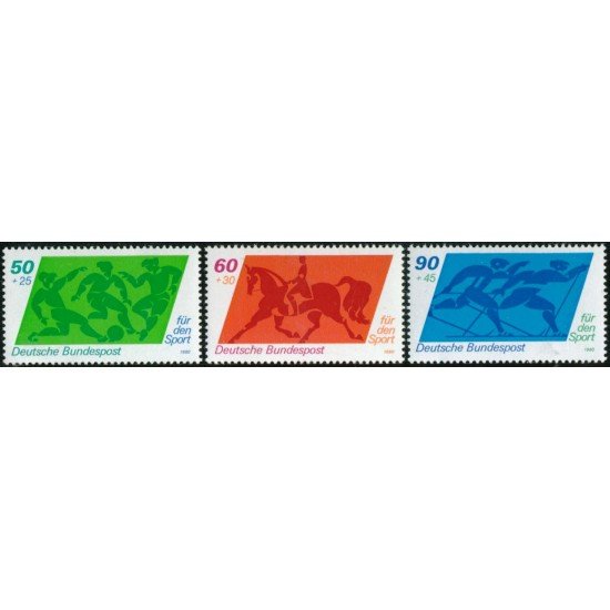 DEP4/S Alemania Federal Germany  Nº 896/98 1980 Sorteo por el deporte Lujo