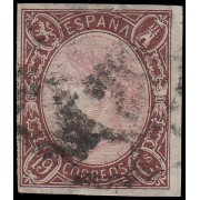 España Spain 71 1865 Isabel II usado