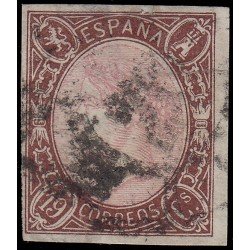 España Spain 71 1865 Isabel II usado España Spain 71 1865 Isabel II usado