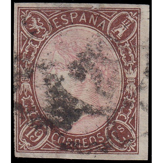 España Spain 71 1865 Isabel II usado España Spain 71 1865 Isabel II usado