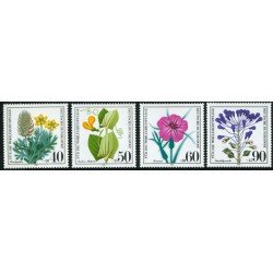 FL3/S Alemania Federal Germany Nº905/08 1980 Sorteo benéfico-Flores-Lujo FL3/S Alemania Federal Germany Nº905/08 1980 Sorteo benéfico-Flores-Lujo