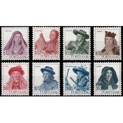 Portugal 688/95 1947 Sombreros Regionales MNH Portugal 688/95 1947 Sombreros Regionales MNH