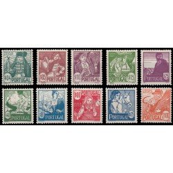 Portugal 616/25 1941 Trajes Regionales MNH Portugal 616/25 1941 Trajes Regionales MNH