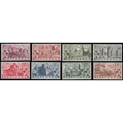 Portugal 675/82 1946 Castillos diversos MH Portugal 675/82 1946 Castillos diversos MH