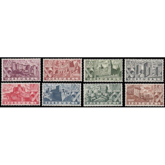 Portugal 675/82 1946 Castillos diversos MH Portugal 675/82 1946 Castillos diversos MH