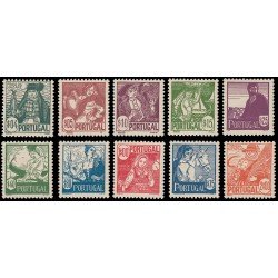 Portugal 616/25 1941 Trajes Regionales MNH Portugal 616/25 1941 Trajes Regionales MNH