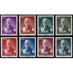 Portugal 663/70 1945 Presidente Carmona MH