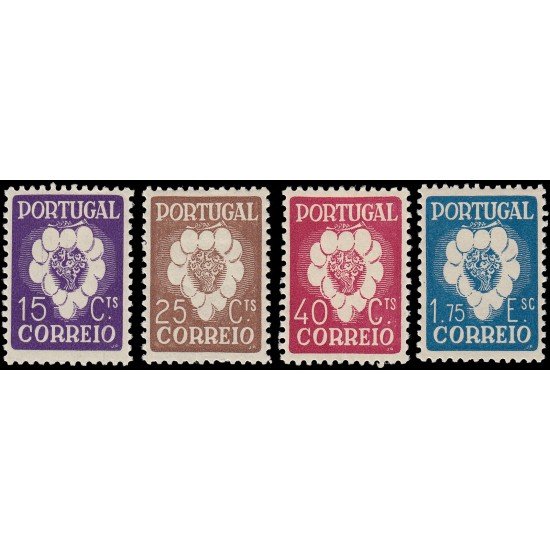 Portugal 588/91 1938 Congreso internacional de viñas y vinos de Oporto MH Portugal 588/91 1938 Congreso internacional de viñas y vinos de Oporto MH