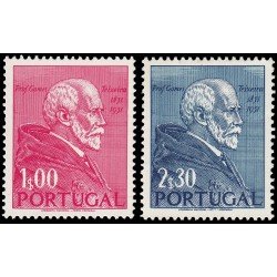 Portugal 764/65 1952 100 aniv. Nacimiento del profesor Gomes Teixeira MNH Portugal 764/65 1952 100 aniv. Nacimiento del profesor Gomes Teixeira MNH