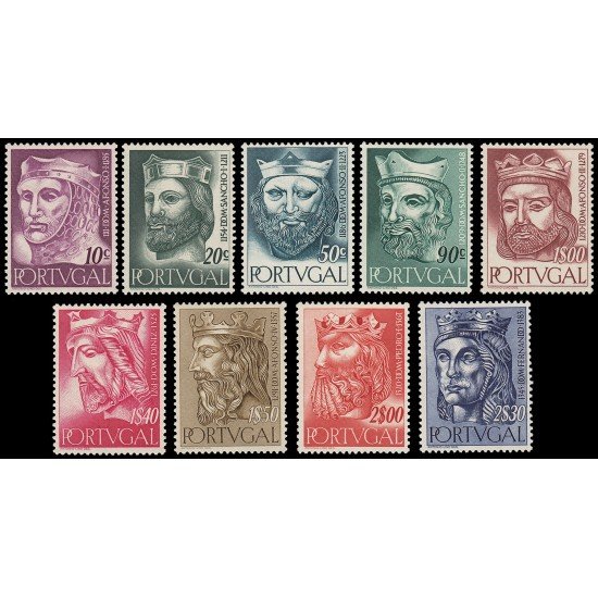 Portugal 817/25 1955 Dinastía Alfonsina MNH Portugal 817/25 1955 Dinastía Alfonsina MNH