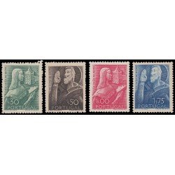 Portugal 702/05 1948 300 aniv. nacimiento de San Juan de Brito MNH Portugal 702/05 1948 300 aniv. nacimiento de San Juan de Brito MNH