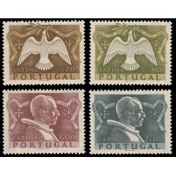 Portugal 744/47 1951 Año Santo de Fátima MNH Portugal 744/47 1951 Año Santo de Fátima MNH