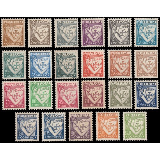 Portugal 529/46 1931-38 Las Lusiadas MH Portugal 529/46 1931-38 Las Lusiadas MH