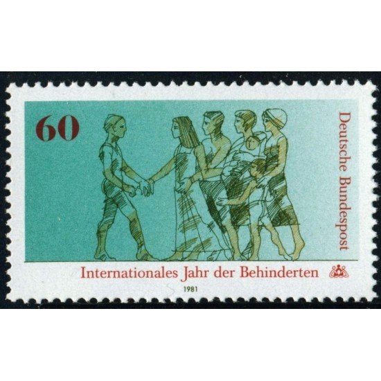 MED Alemania Federal  Germany  Nº 915   1981  Año inter. de los minusválidos Lujo