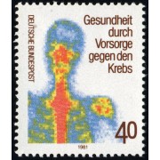 MED/S Alemania Federal  Germany  Nº 921  1981 Protección de la salud Detección del cáncer Lujo