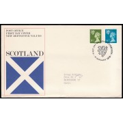 Gran Bretaña 774/79 de la serie) 1976 SPD FDC Serie Reina Isabel II  Escocia Sobre primer día Edinburgh