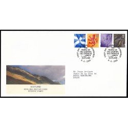 Gran Bretaña 2106/09 1999 SPD FDC Serie Regional Sobre primer día Edinburgh Gran Bretaña 2106/09 1999 SPD FDC Serie Regional Sobre primer día Edinburgh