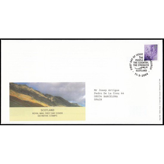 Gran Bretaña 2556 2004 SPD FDC Serie Regional Escocia Sobre primer día Edinburgh Gran Bretaña 2556 2004 SPD FDC Serie Regional Escocia Sobre primer día Edinburgh