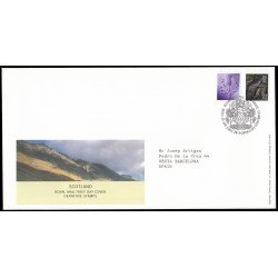 Gran Bretaña 2754/61 (de la serie) 2006 SPD FDC Serie Regional Escocia Sobre primer día Tallents House