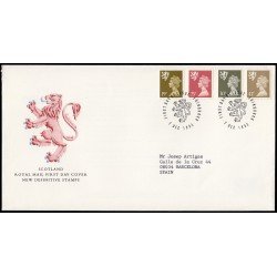 Gran Bretaña 1718/29 (de la serie) 1993 SPD FDC Serie Reina Isabel II Escocia Sobre primer día Edinburgh Gran Bretaña 1718/29 (de la serie) 1993 SPD FDC Serie Reina Isabel II Escocia Sobre primer día Edinburgh
