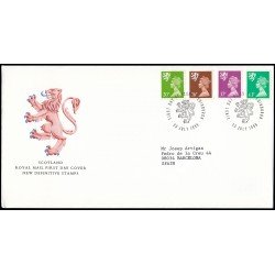 Gran Bretaña 1893/04 (de la serie) 1996 SPD FDC Serie Reina Isabel II Sobre primer día Edinburgh Gran Bretaña 1893/04 (de la serie) 1996 SPD FDC Serie Reina Isabel II Sobre primer día Edinburgh