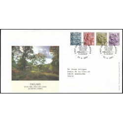 Gran Bretaña 2249/52 2001 SPD FDC Serie Regional Inglaterra Sobre primer día Windsor Gran Bretaña 2249/52 2001 SPD FDC Serie Regional Inglaterra Sobre primer día Windsor