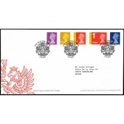 Gran Bretaña 3829/33 2013 SPD FDC Serie Reina Isabel II Sobre primer día Windsor Gran Bretaña 3829/33 2013 SPD FDC Serie Reina Isabel II Sobre primer día Windsor