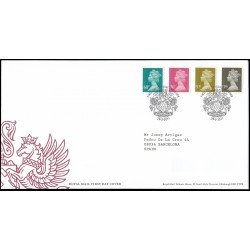 Gran Bretaña 3464/67 2011 SPD FDC Serie Reina Isabel II Sobre primer día Windsor Gran Bretaña 3464/67 2011 SPD FDC Serie Reina Isabel II Sobre primer día Windsor