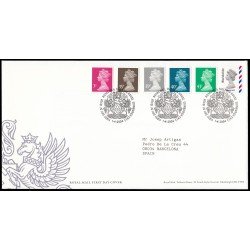 Gran Bretaña 2540/45 2004 SPD FDC Serie Reina Isabel II Sobre primer día Tallents House Gran Bretaña 2540/45 2004 SPD FDC Serie Reina Isabel II Sobre primer día Tallents House