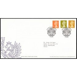 Gran Bretaña 2637/39 2005 SPD FDC Serie Reina Isabel II Sobre primer día Windsor