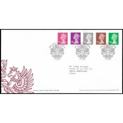 Gran Bretaña 2872/76 2007 SPD FDC Serie Reina Isabel II Sobre primer día Windsor Gran Bretaña 2872/76 2007 SPD FDC Serie Reina Isabel II Sobre primer día Windsor