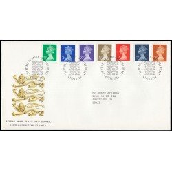 Gran Bretaña 1477/83 1990 SPD FDC Serie Reina Isabel II Sobre primer día Windsor Gran Bretaña 1477/83 1990 SPD FDC Serie Reina Isabel II Sobre primer día Windsor