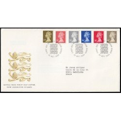 Gran Bretaña 1709/14 1993 SPD FDC Serie Reina Isabel II Sobre primer día Windsor Gran Bretaña 1709/14 1993 SPD FDC Serie Reina Isabel II Sobre primer día Windsor