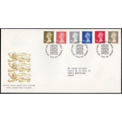 Gran Bretaña 1709/14 1993 SPD FDC Serie Reina Isabel II Sobre primer día Philatelic Bureau Gran Bretaña 1709/14 1993 SPD FDC Serie Reina Isabel II Sobre primer día Philatelic Bureau