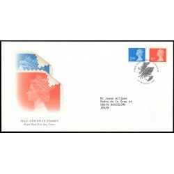 Gran Bretaña 1946/47 1997 SPD FDC Serie Reina Isabel II Sobre primer día Glasgow Gran Bretaña 1946/47 1997 SPD FDC Serie Reina Isabel II Sobre primer día Glasgow