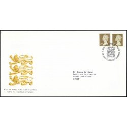 Gran Bretaña 1953/54 1997 SPD FDC Serie Reina Isabel II Sobre primer día Philatelic Bureau Gran Bretaña 1953/54 1997 SPD FDC Serie Reina Isabel II Sobre primer día Philatelic Bureau