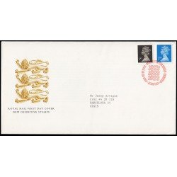 Gran Bretaña 1392/93 1989 SPD FDC Serie Reina Isabel II Sobre primer día Philatelic Bureau Gran Bretaña 1392/93 1989 SPD FDC Serie Reina Isabel II Sobre primer día Philatelic Bureau
