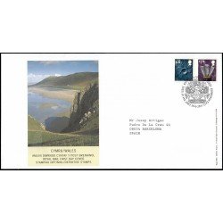 Gran Bretaña 3468/75 (de la serie) 2011 SPD FDC Serie Regional Gales Sobre primer día Cardiff Gran Bretaña 3468/75 (de la serie) 2011 SPD FDC Serie Regional Gales Sobre primer día Cardiff