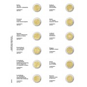 Lindner MU2E32 Hojas Multi Collect para 2 EURO-monedas conmemorativas: Italia 2023 - España 2023