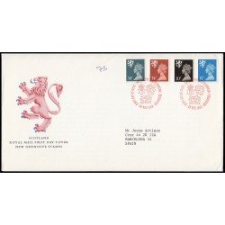 Gran Bretaña 1422/33 (de la serie) 1989 SPD FDC Serie Reina Isabel II Gales Sobre primer día Cardiff Gran Bretaña 1422/33 (de la serie) 1989 SPD FDC Serie Reina Isabel II Gales Sobre primer día Cardiff