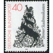FAU3/S  Alemania Federal  Germany  Nº 952  1982 Músicos de la ciudad de Brême Lujo