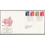 Gran Bretaña 1499/10 (de la serie) 1990 SPD FDC  Serie Reina Isabel II Gales  Sobre primer día Philatelic Bureau