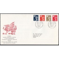 Gran Bretaña 1499/10 (de la serie) 1990 SPD FDC Serie Reina Isabel II Gales Sobre primer día Philatelic Bureau Gran Bretaña 1499/10 (de la serie) 1990 SPD FDC Serie Reina Isabel II Gales Sobre primer día Philatelic Bureau