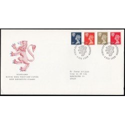 Gran Bretaña 1499/10 (de la serie) 1990 SPD FDC Serie Reina Isabel II Escocia Sobre primer día Edinburgh Gran Bretaña 1499/10 (de la serie) 1990 SPD FDC Serie Reina Isabel II Escocia Sobre primer día Edinburgh