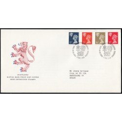 Gran Bretaña 1499/10 (de la serie) 1990 SPD FDC Serie Reina Isabel II Escocia Sobre primer día Philatelic Bureau Gran Bretaña 1499/10 (de la serie) 1990 SPD FDC Serie Reina Isabel II Escocia Sobre primer día Philatelic Bureau