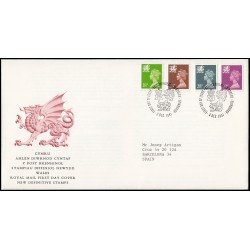Gran Bretaña 1579/90 (de la serie) 1991 SPD FDC Serie Reina Isabel II Gales Sobre primer día Philatelic Bureau Gran Bretaña 1579/90 (de la serie) 1991 SPD FDC Serie Reina Isabel II Gales Sobre primer día Philatelic Bureau